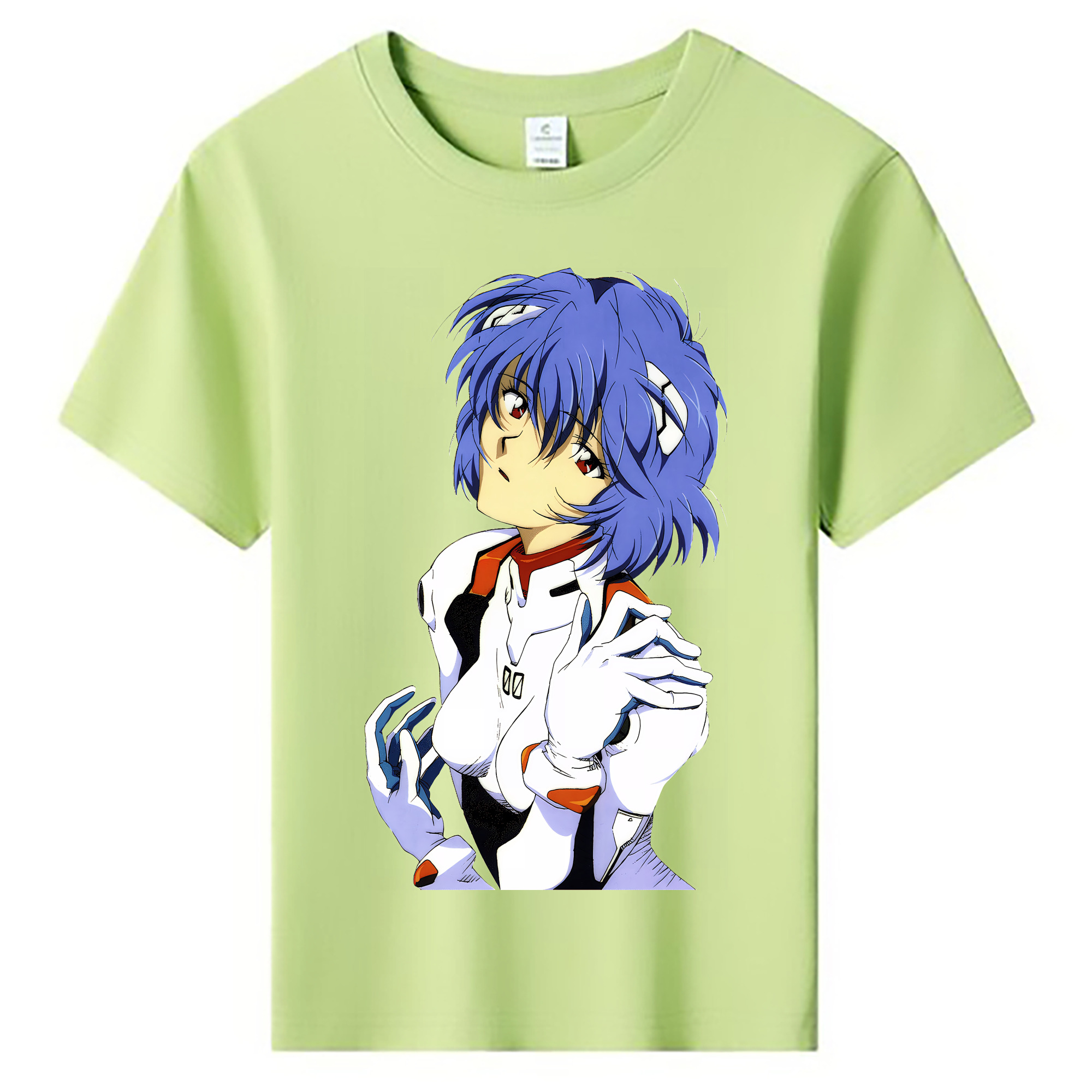 （画像用） EVA 新世紀エヴァンゲリオン 綿100％キッズTシャツ（フロントプリント）